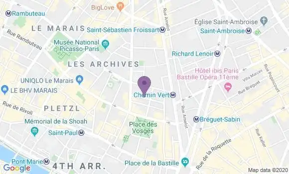 Localisation Beugnet Michel
