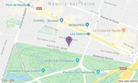 Localisation Milliez Claude