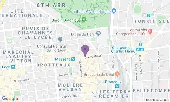 Localisation Vidal Philippe