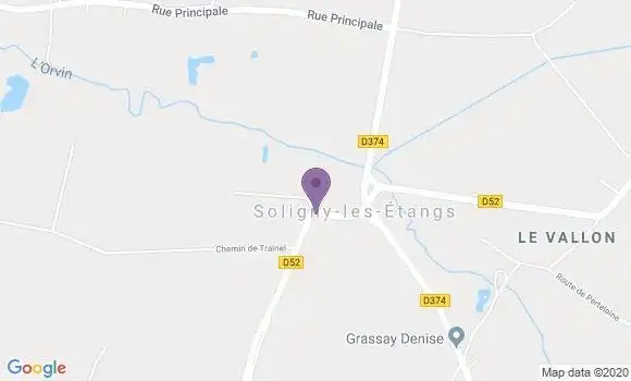 Localisation Darras Bernard