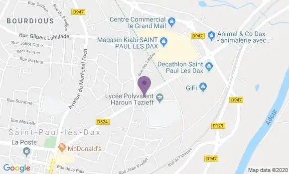 Localisation Dumont Michel