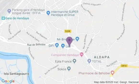 Localisation Chopineaux Daniel
