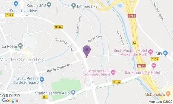 Localisation Bardet Alain