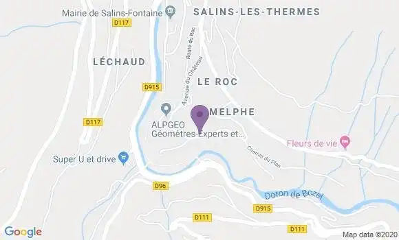 Localisation Jaulmes Daniel