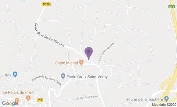 Localisation Massot Jean Marc