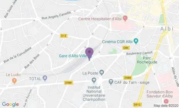 Localisation Sauvageon Hervé