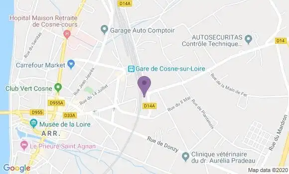 Localisation Senly Olivier