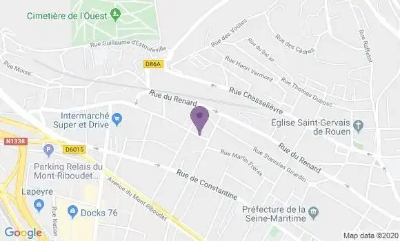 Localisation Mouchet Louis Antoine