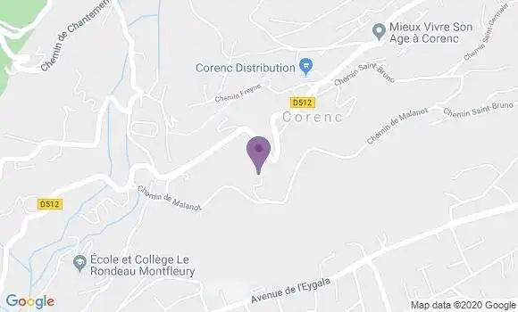 Localisation Casacci Xavier
