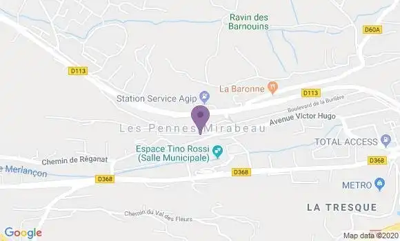 Localisation Salvetat Jacques
