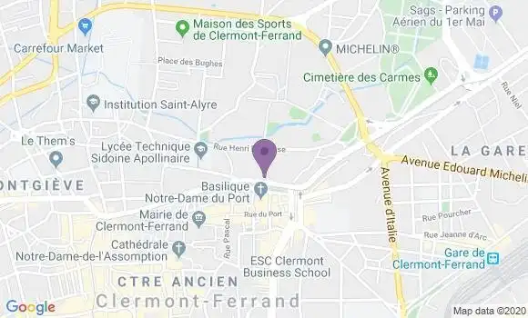 Localisation Vernet Jean Paul