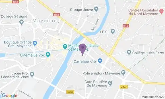 Localisation Hugain Marcel