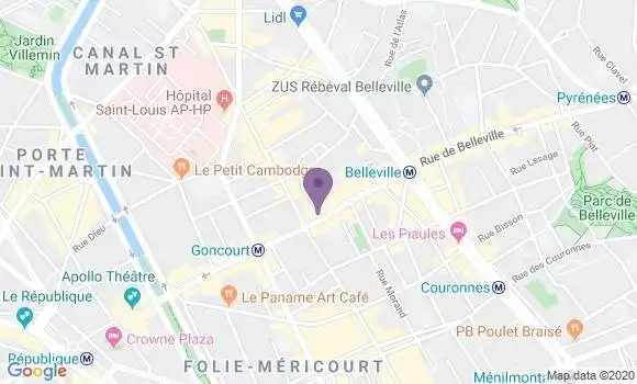 Localisation Gaudin Henri