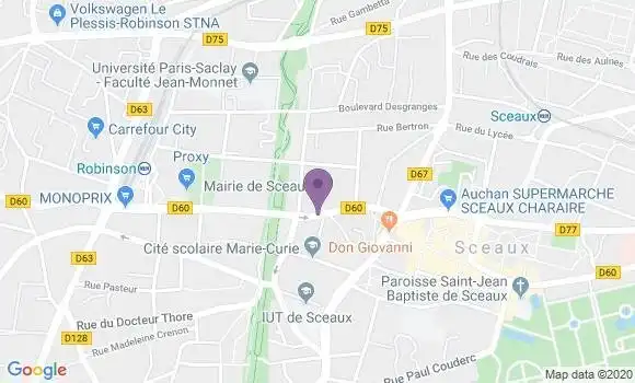 Localisation Simonnet Bernard