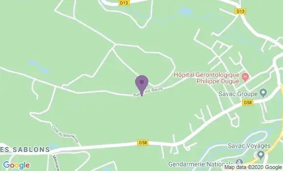 Localisation Le Meur Yves
