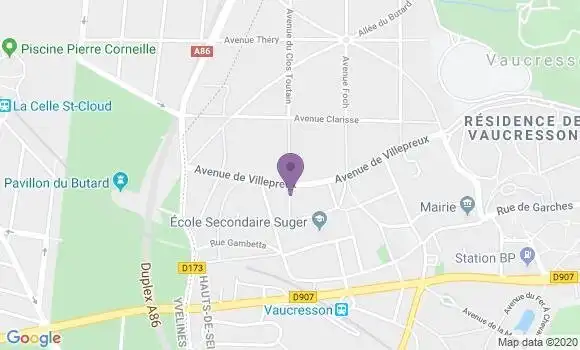Localisation Deneux Jean François