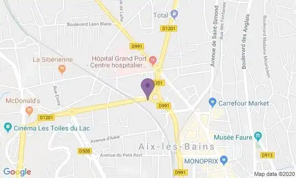 Localisation Viand Porraz Michel