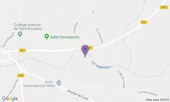 Localisation Gaillard Claude