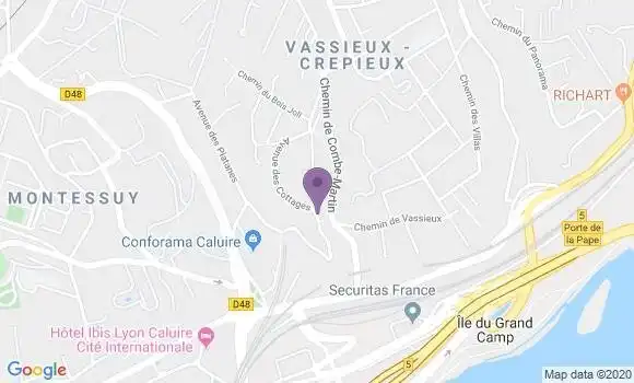 Localisation Gamard Michel