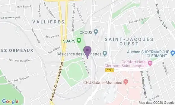 Localisation Massoulier Claude