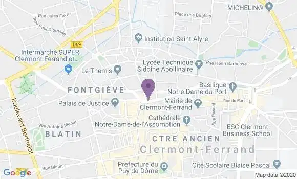 Localisation Cousin Jean François