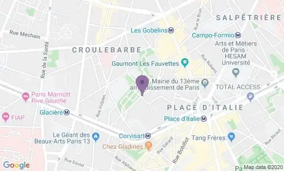 Localisation La Hausse de Lalouviere Alain