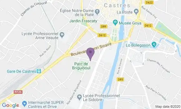 Localisation Benne Henri