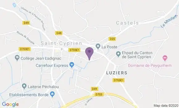 Localisation Delmas Philippe