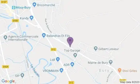 Localisation Lesieur Michel