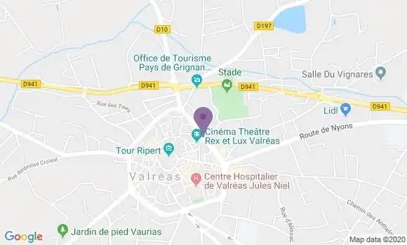 Localisation Faure Vincent