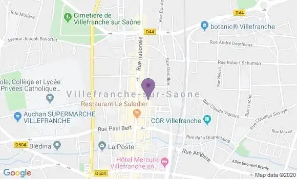 Localisation Deral Claude