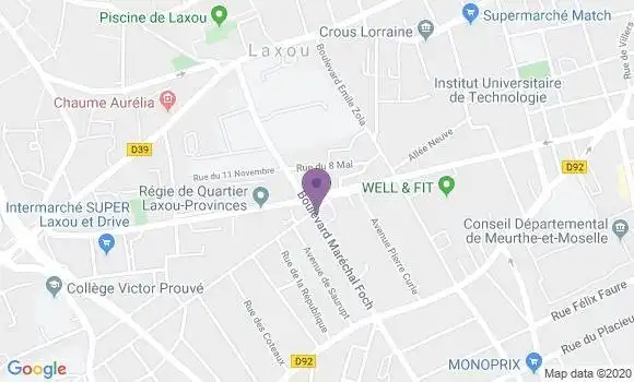 Localisation Corre Jacques