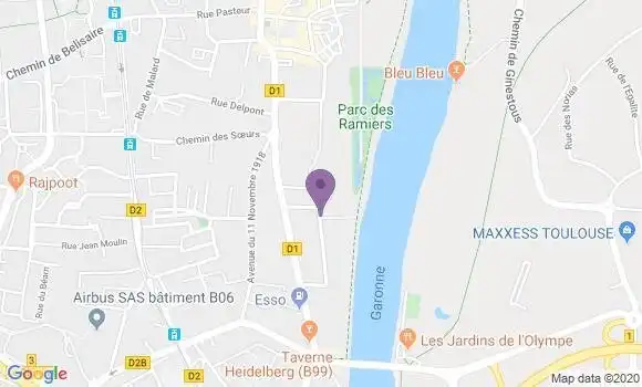 Localisation Sicre Saint Paul Hugues