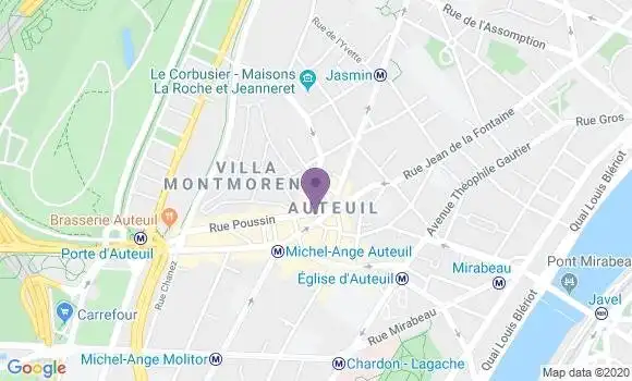 Localisation Froux Bernard