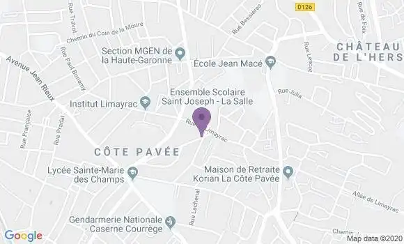 Localisation Bonaventure Michel