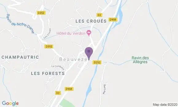 Localisation Sabran Olivier