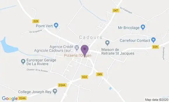 Localisation Couret Christian