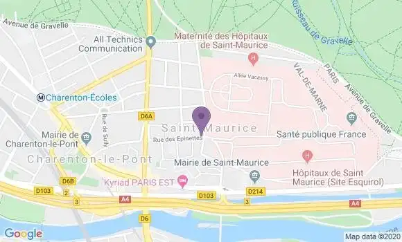 Localisation Ouvray Christian