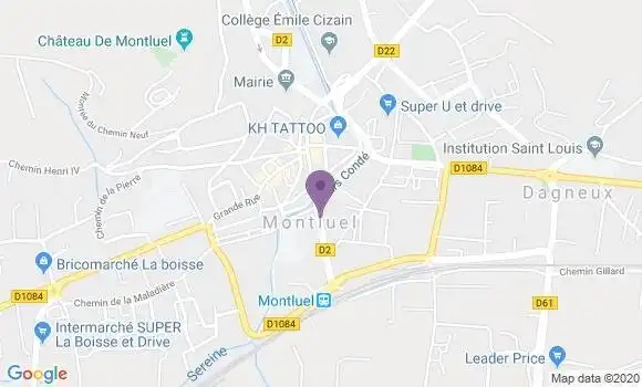 Localisation Demangelle Jacques