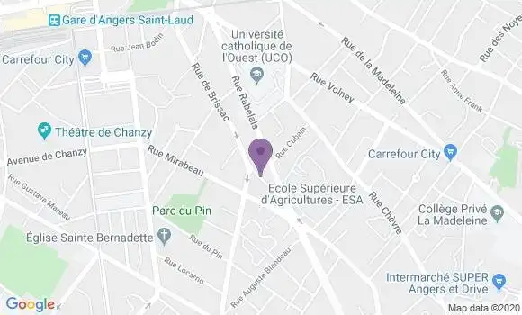 Localisation Denis Callier Bernard