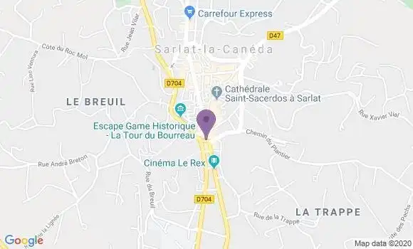 Localisation Cariteau Bernard