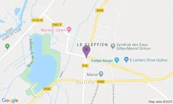 Localisation Hauduroy Christian