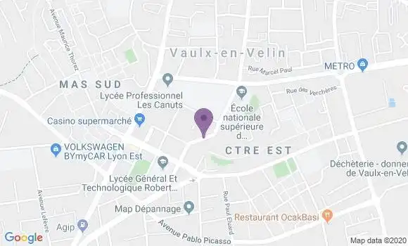 Localisation Hourcade Claude