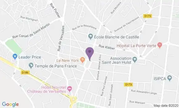 Localisation Rabourdin Patrick
