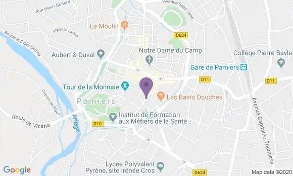 Localisation Daures Xavier