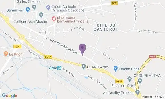 Localisation Laclau Lacrouts Bernard