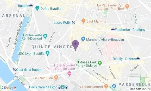 Localisation Hubert François Xavier
