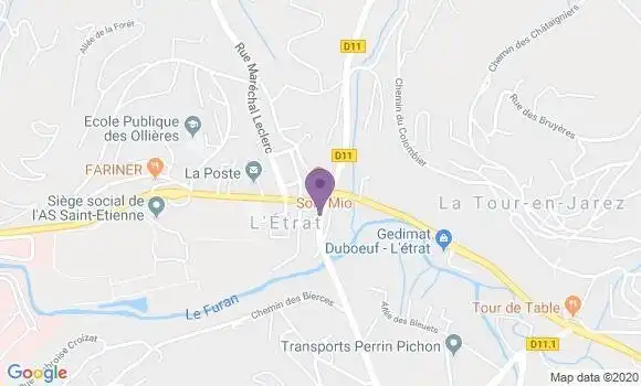 Localisation Tinland Gérard