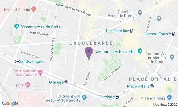 Localisation Baudoin Michel