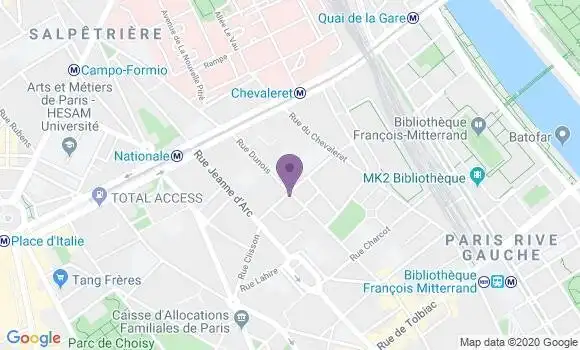 Localisation Bequart Denis